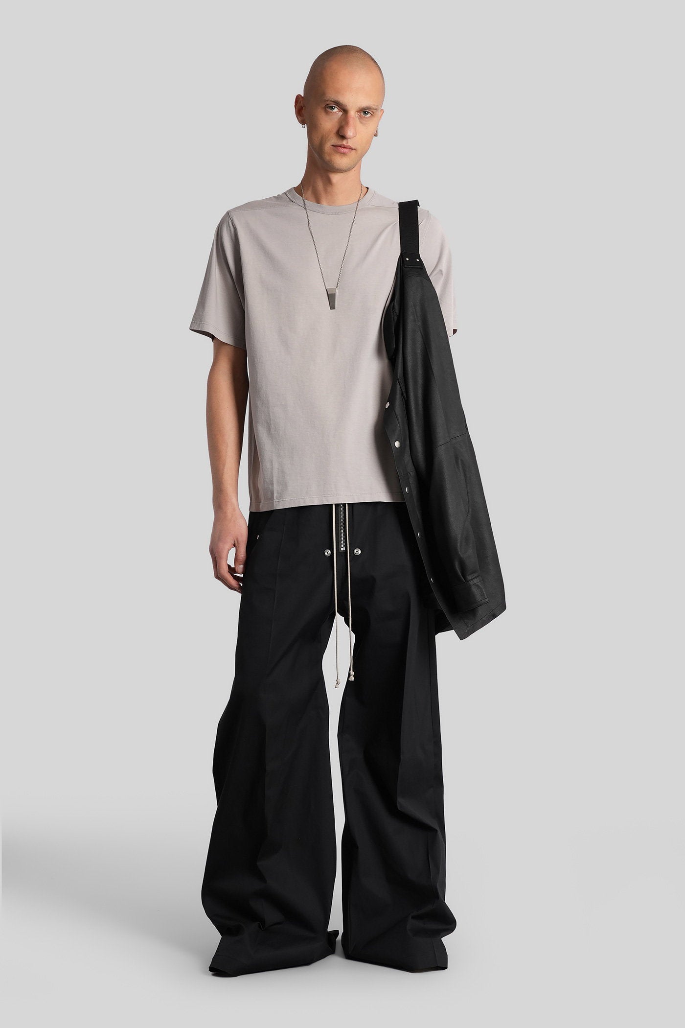 Brad t T-Shirt in grey cotton Abbigliamento