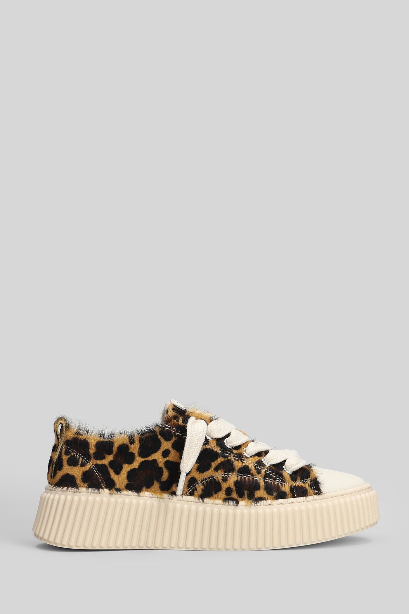 Leopard Sneakers in Animalier pony skin Scarpe