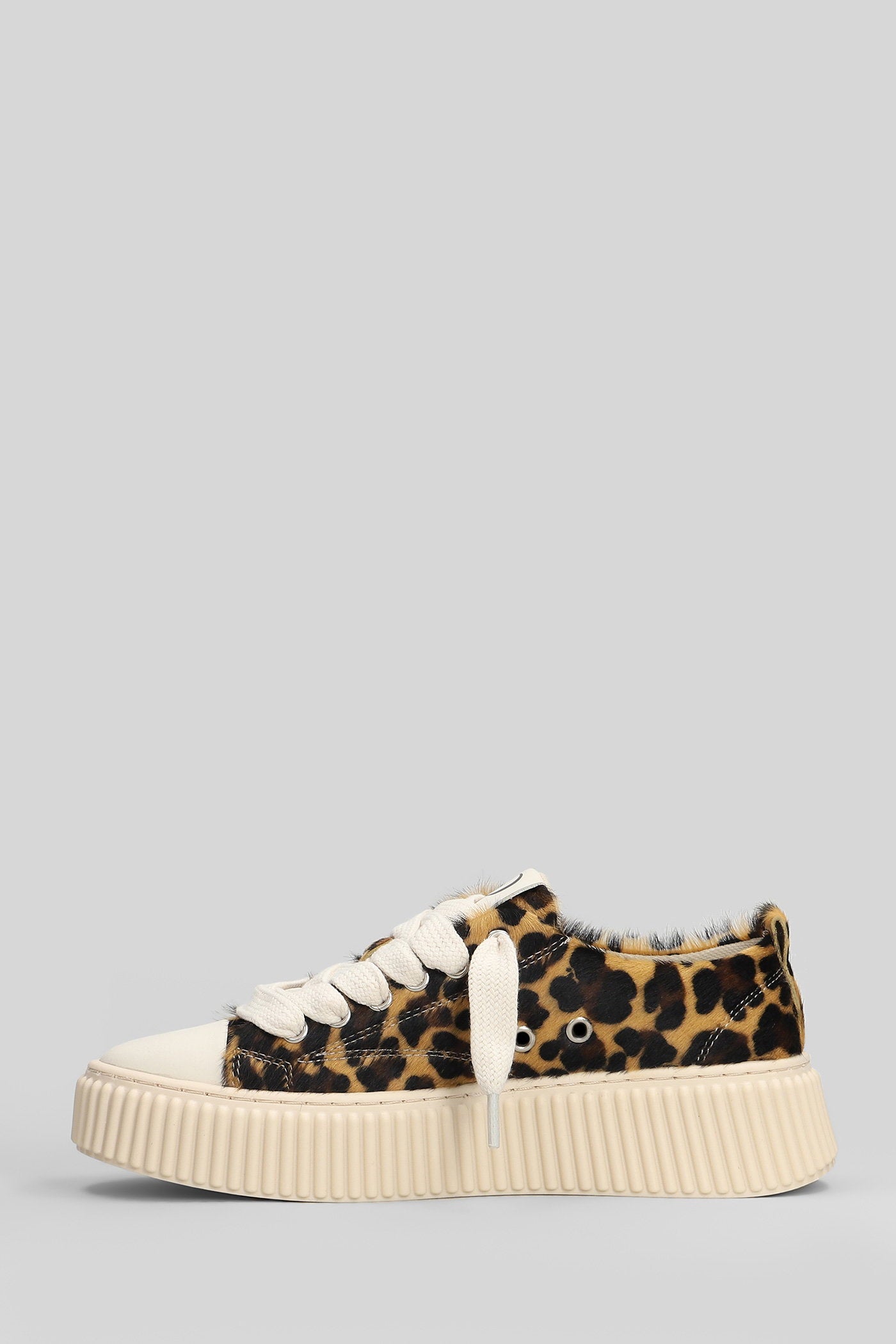 Leopard Sneakers in Animalier pony skin Scarpe