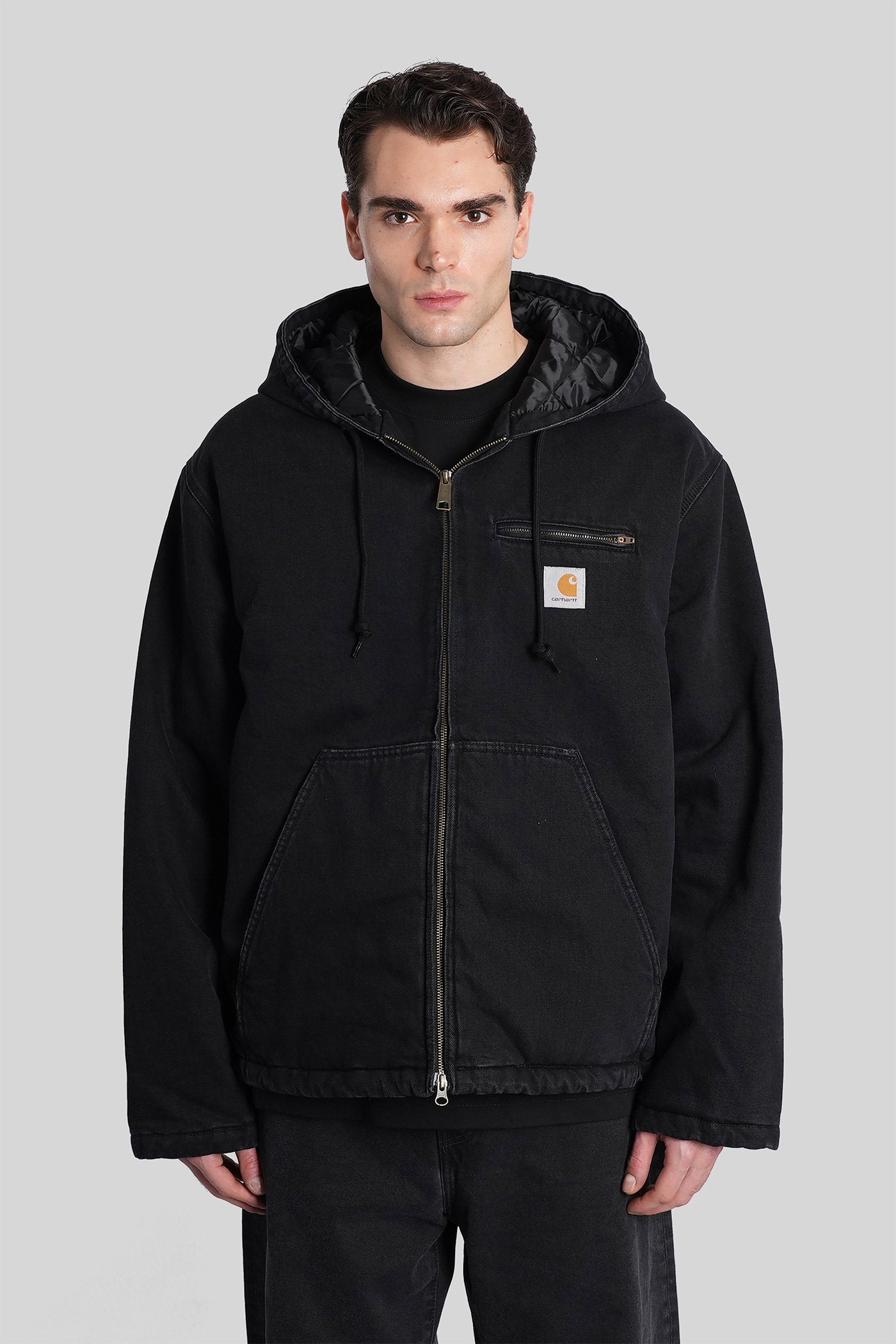Cleveland jacket Casual in black cotton Abbigliamento