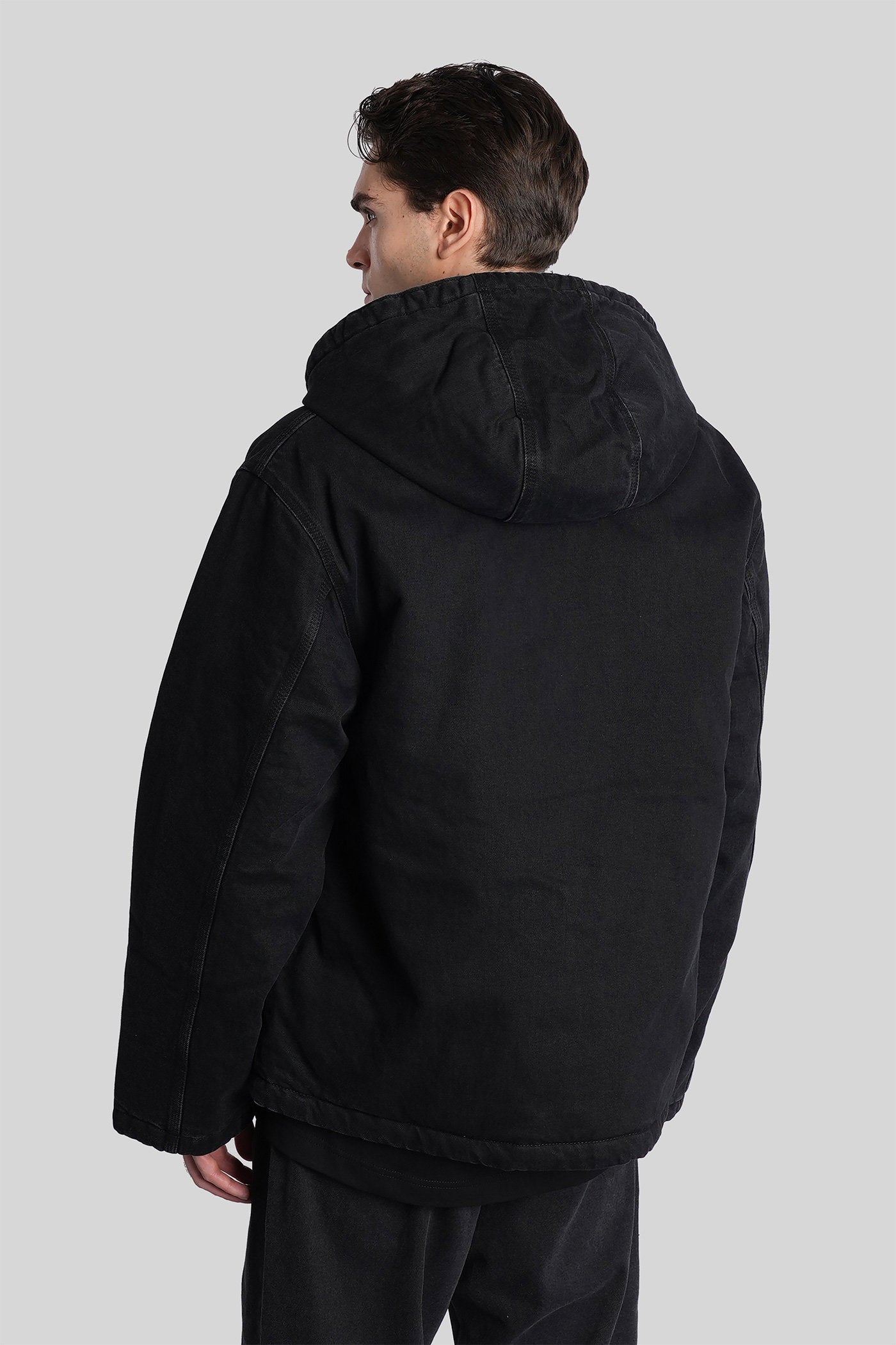 Cleveland jacket Casual in black cotton Abbigliamento