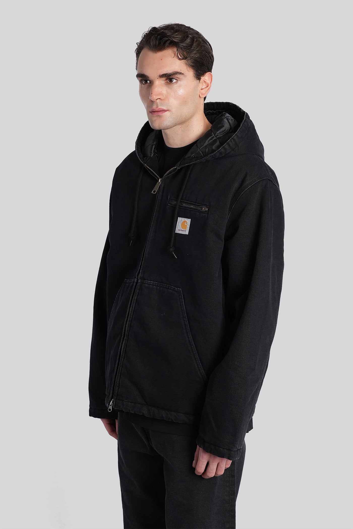 Cleveland jacket Casual in black cotton Abbigliamento