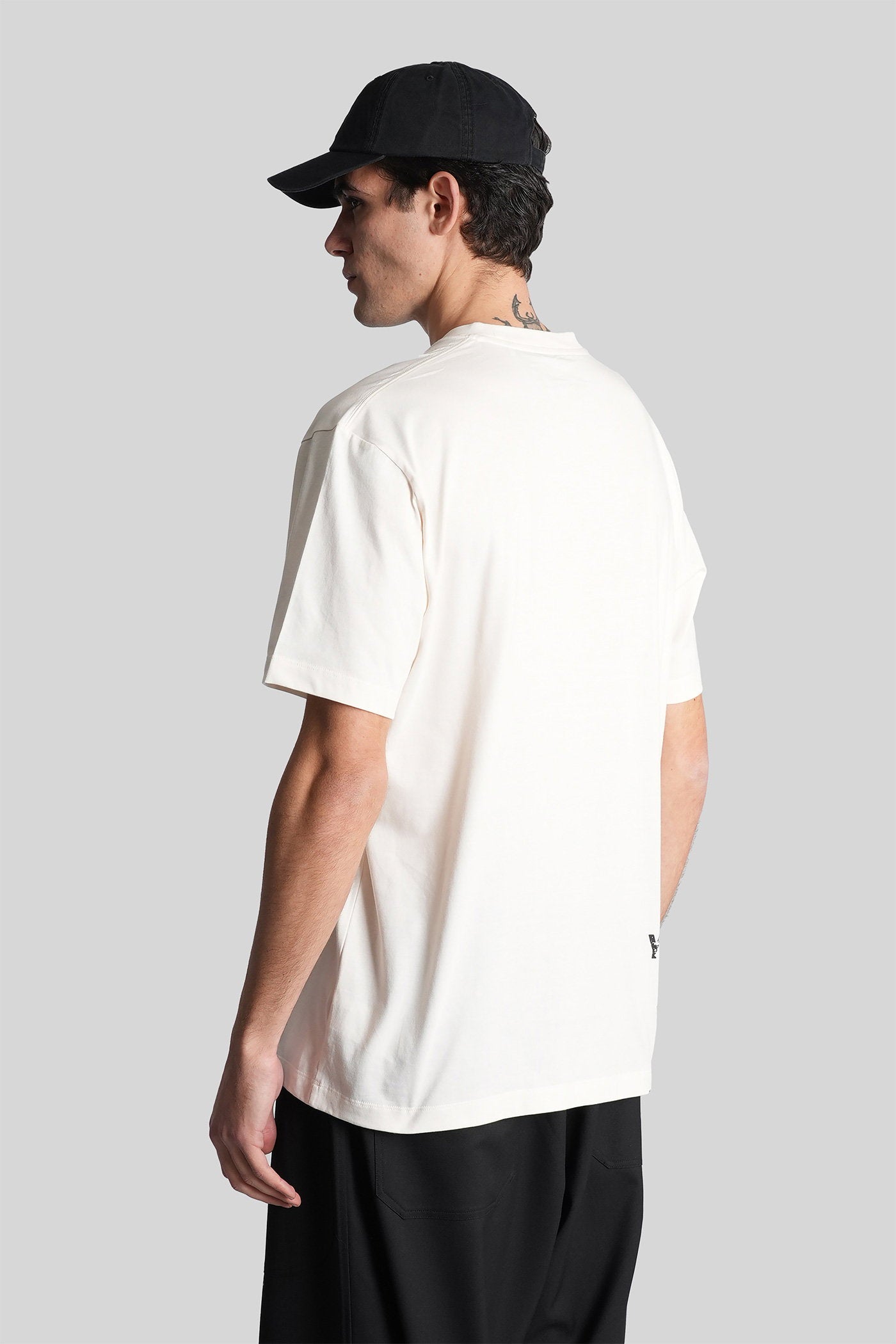 T-Shirt in white cotton Abbigliamento