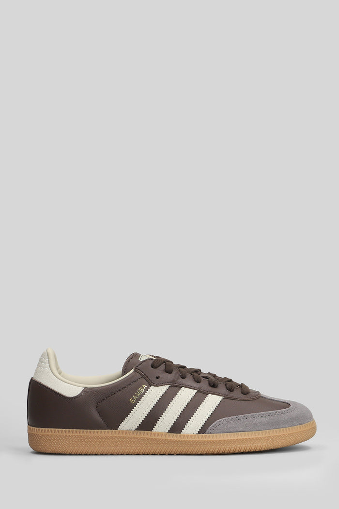 Samba Og Sneakers in brown leather Scarpe