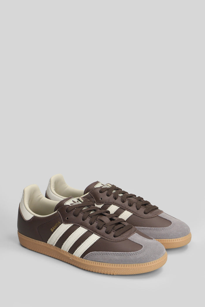 Samba Og Sneakers in brown leather Scarpe