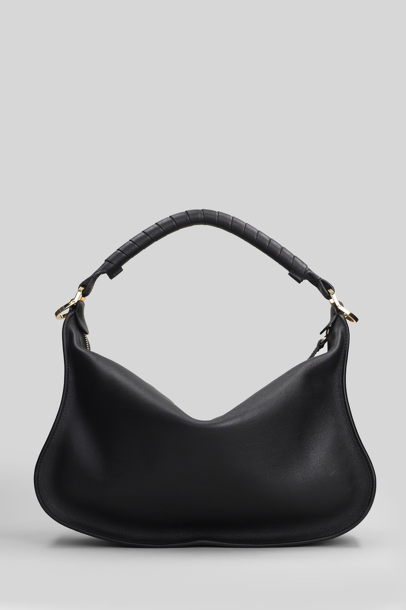 Marcie Shoulder bag in black leather Borse