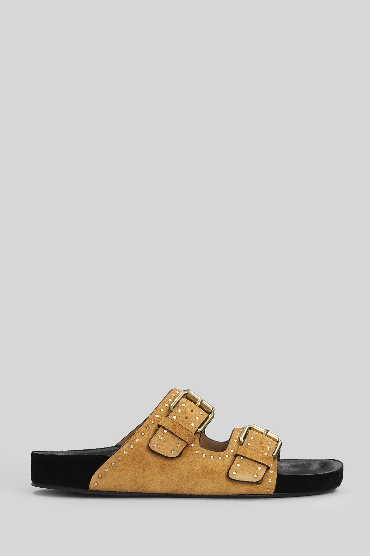 Lennyo Flats in leather color suede Scarpe