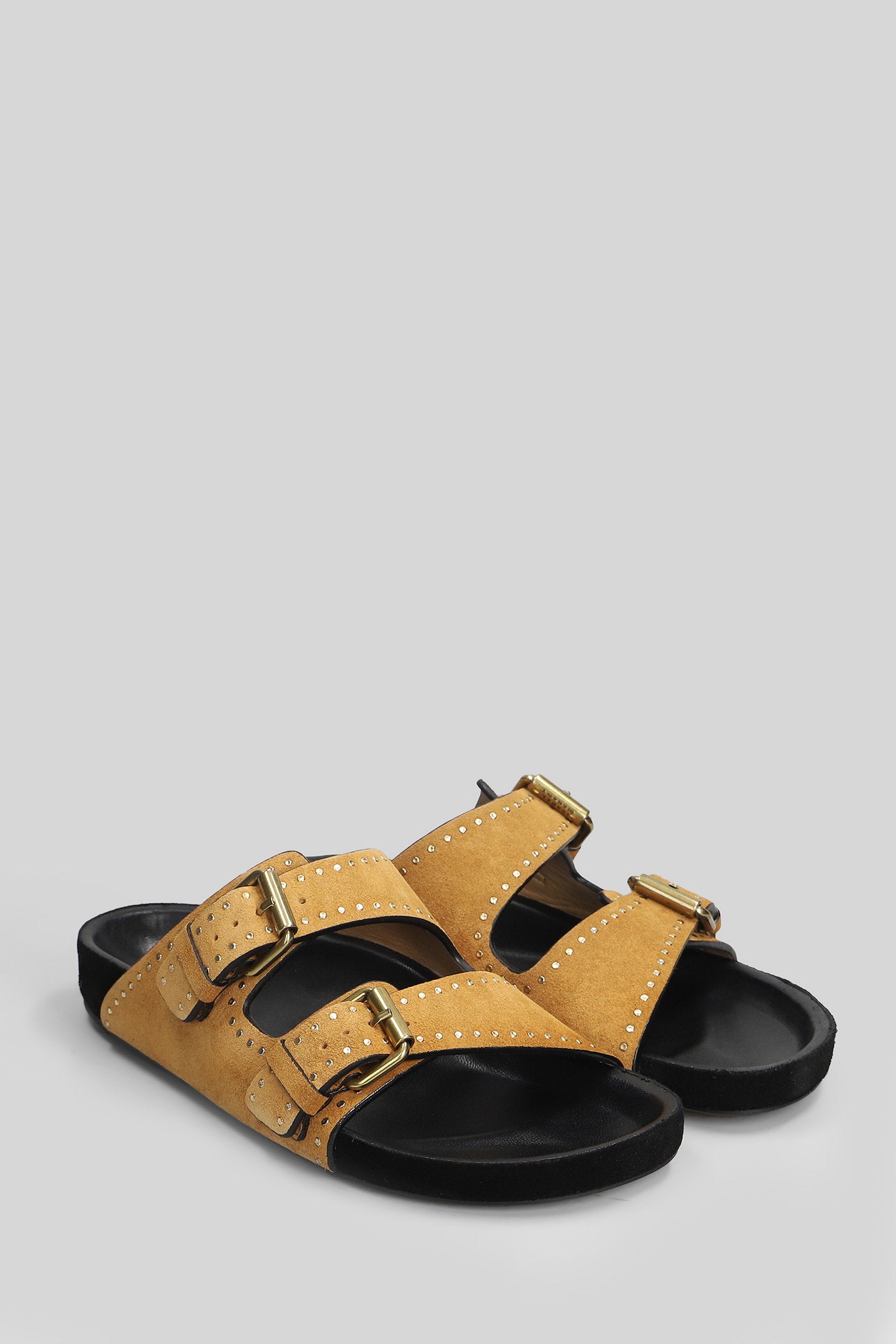 Lennyo Flats in leather color suede Scarpe