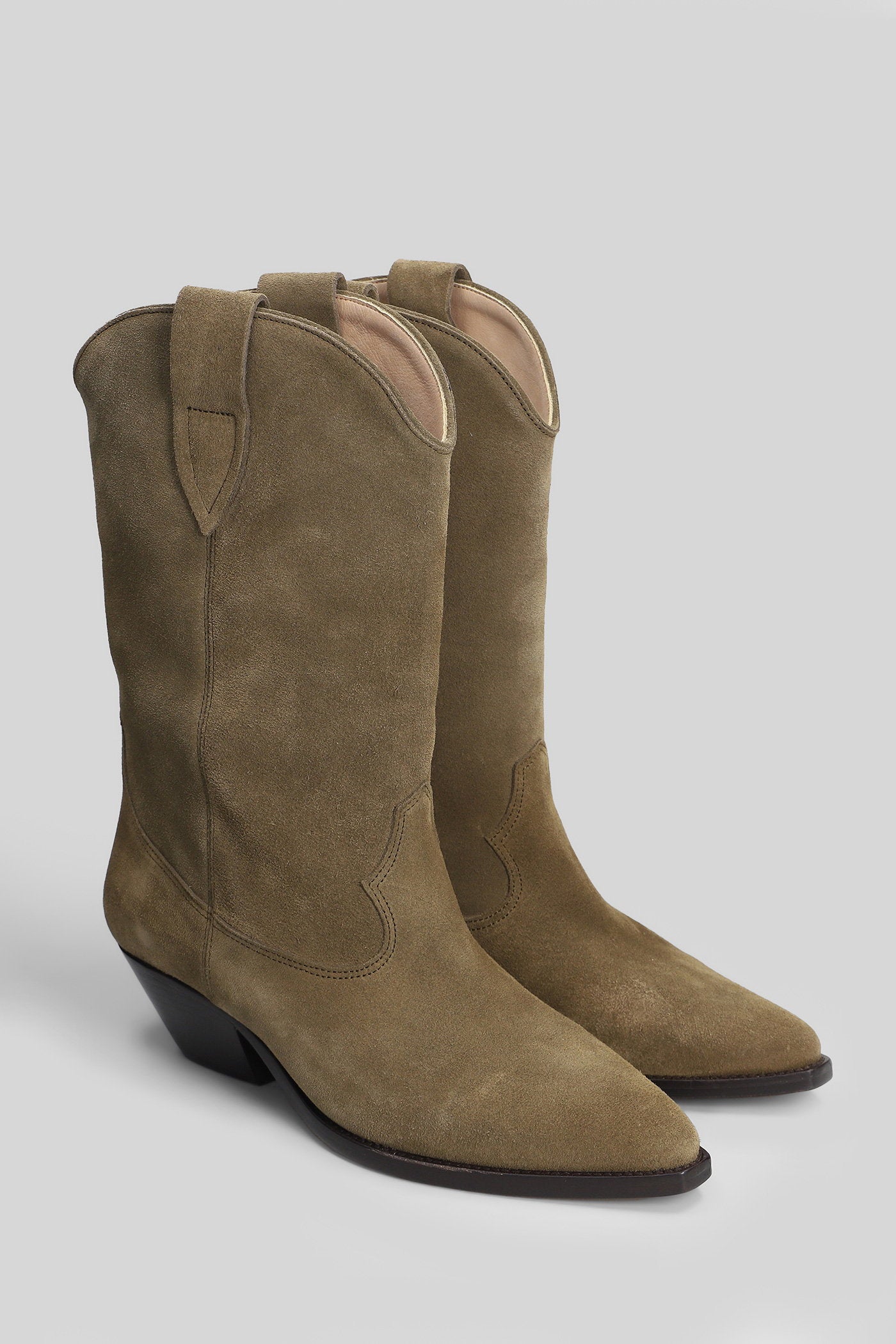 Duerto texan Ankle boots in brown suede Scarpe