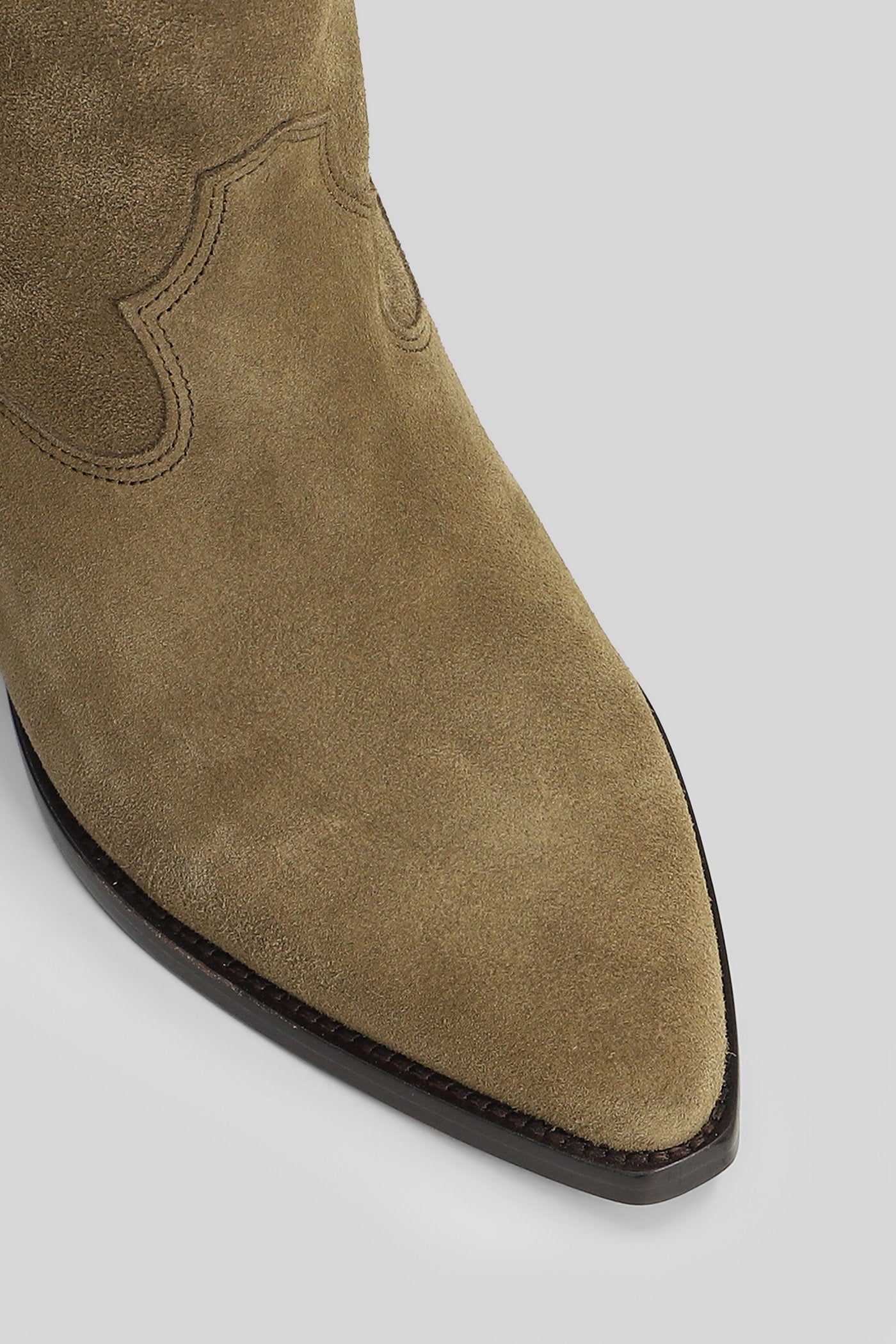 Duerto texan Ankle boots in brown suede Scarpe