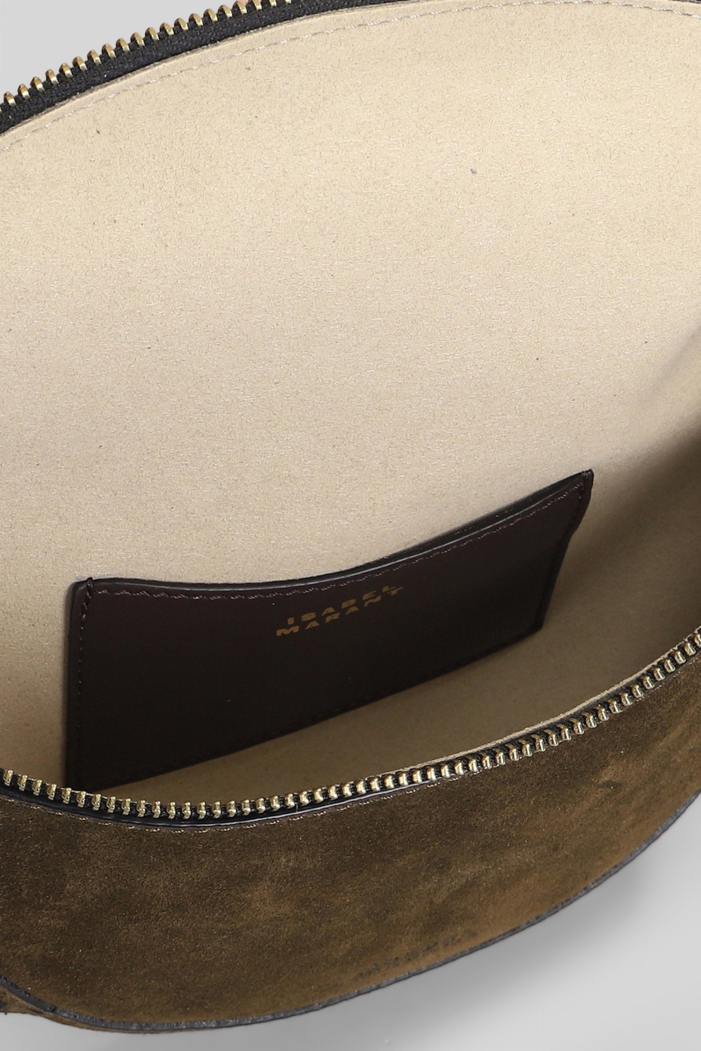 Skano fannypack Shoulder bag in khaki suede Borse
