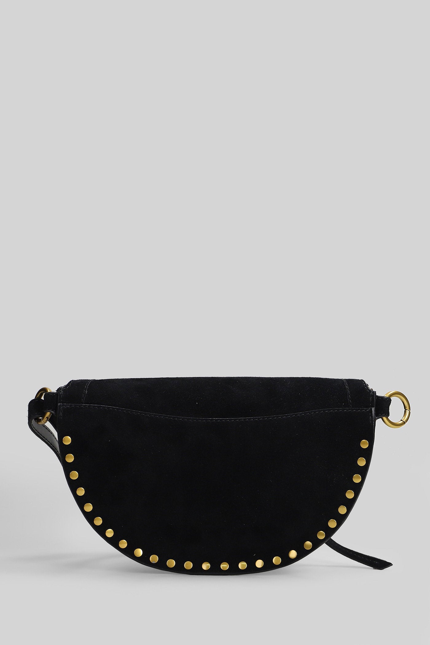 Skano fannypack Shoulder bag in black suede Borse