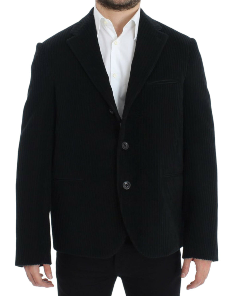Dolce & Gabbana 88% Cotton blazer in black