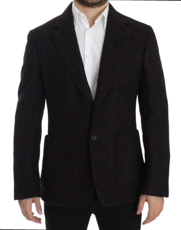 Dolce & Gabbana 90% Alpaca blazer in black