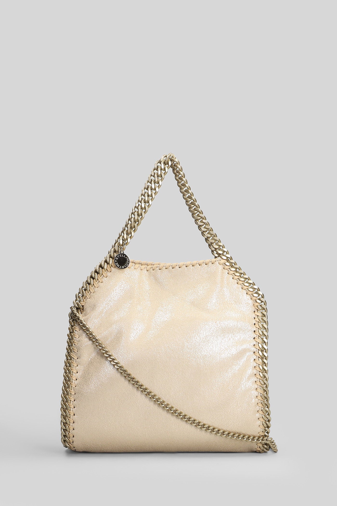 Falabella mini Shoulder bag in gold polyester Borse
