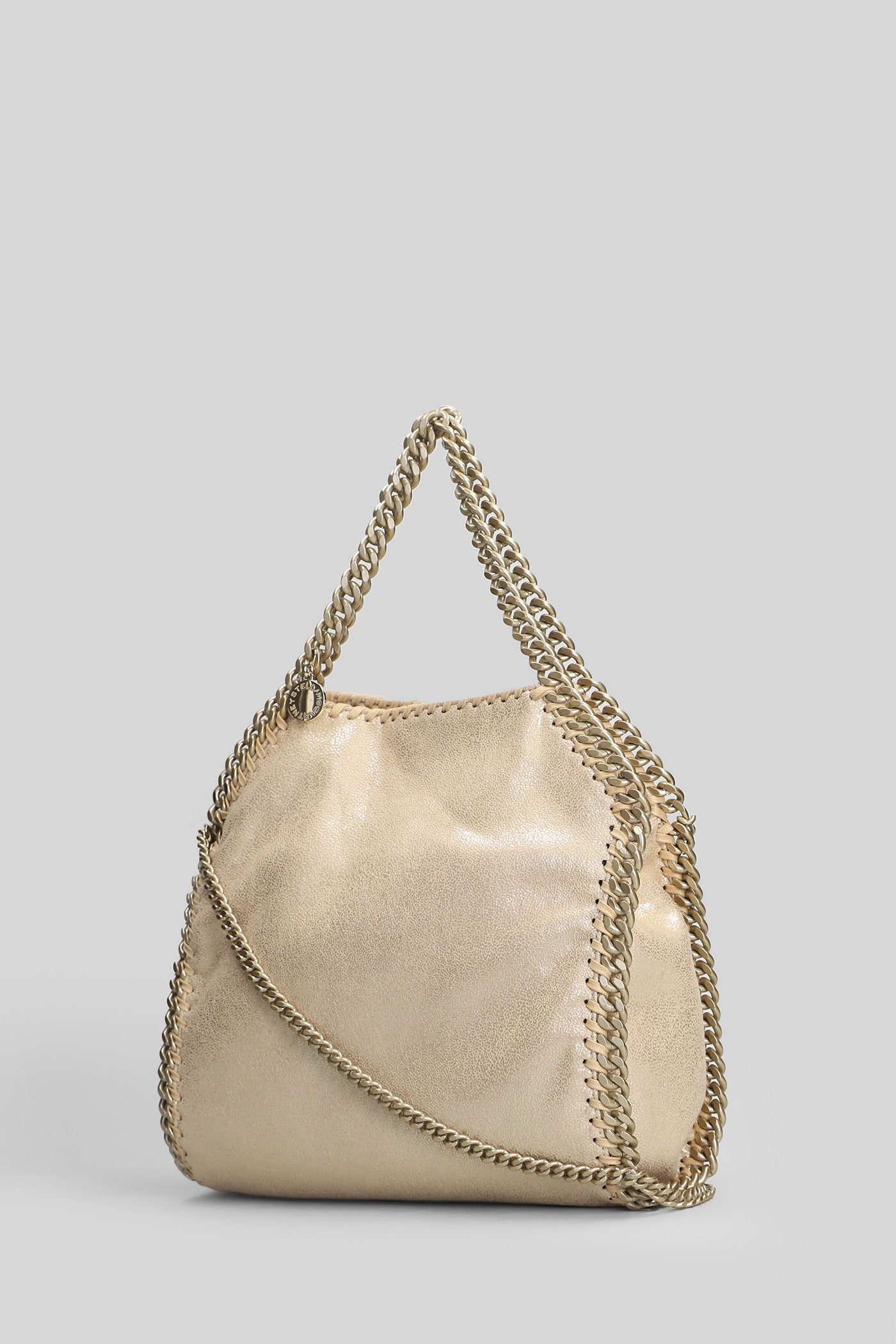 Falabella mini Shoulder bag in gold polyester Borse
