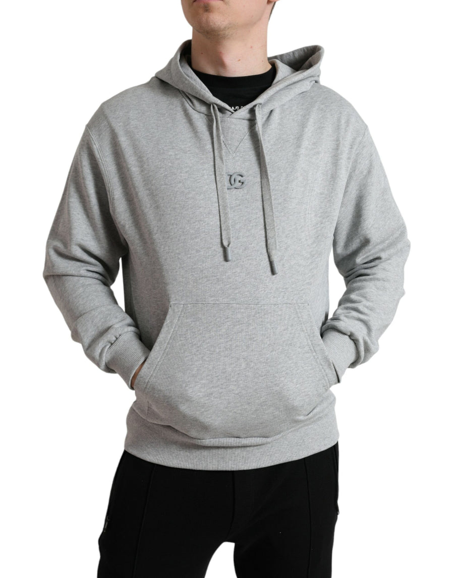 Dolce & Gabbana 100% Cotton hoodie in gray