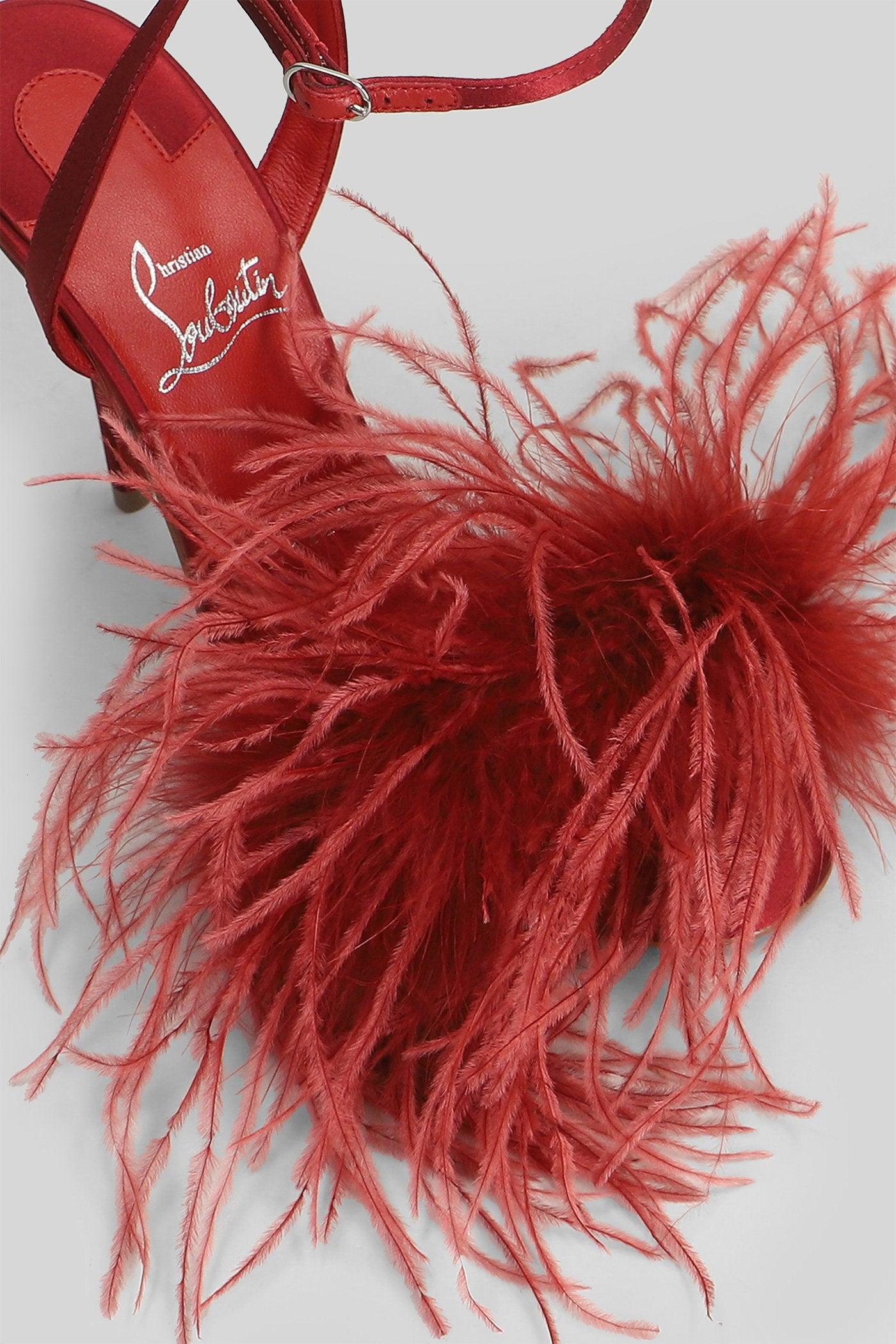 Miss z poupi 100 Sandals in red silk Scarpe