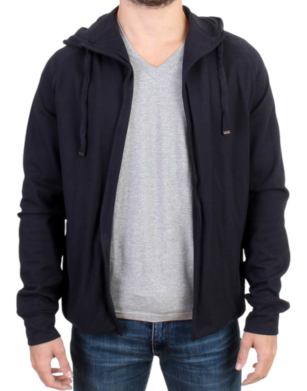 Costume National 100% Cotton hoodie in navy