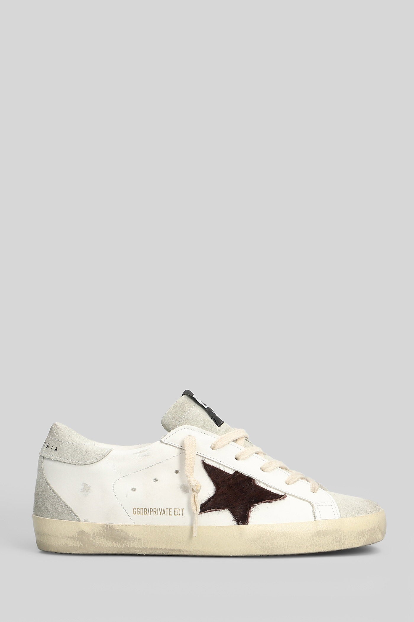 Superstar Sneakers in white suede and leather Scarpe