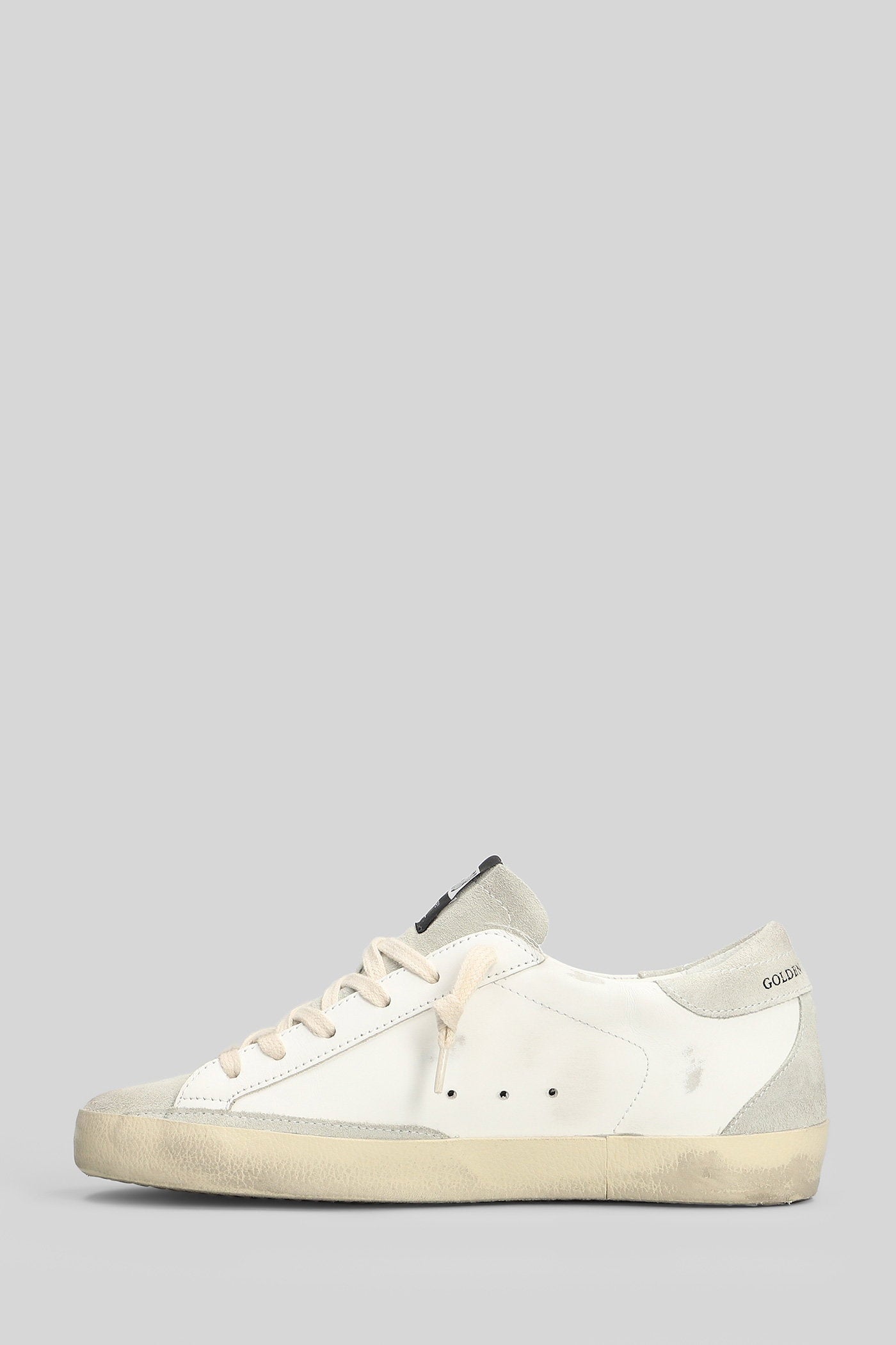 Superstar Sneakers in white suede and leather Scarpe