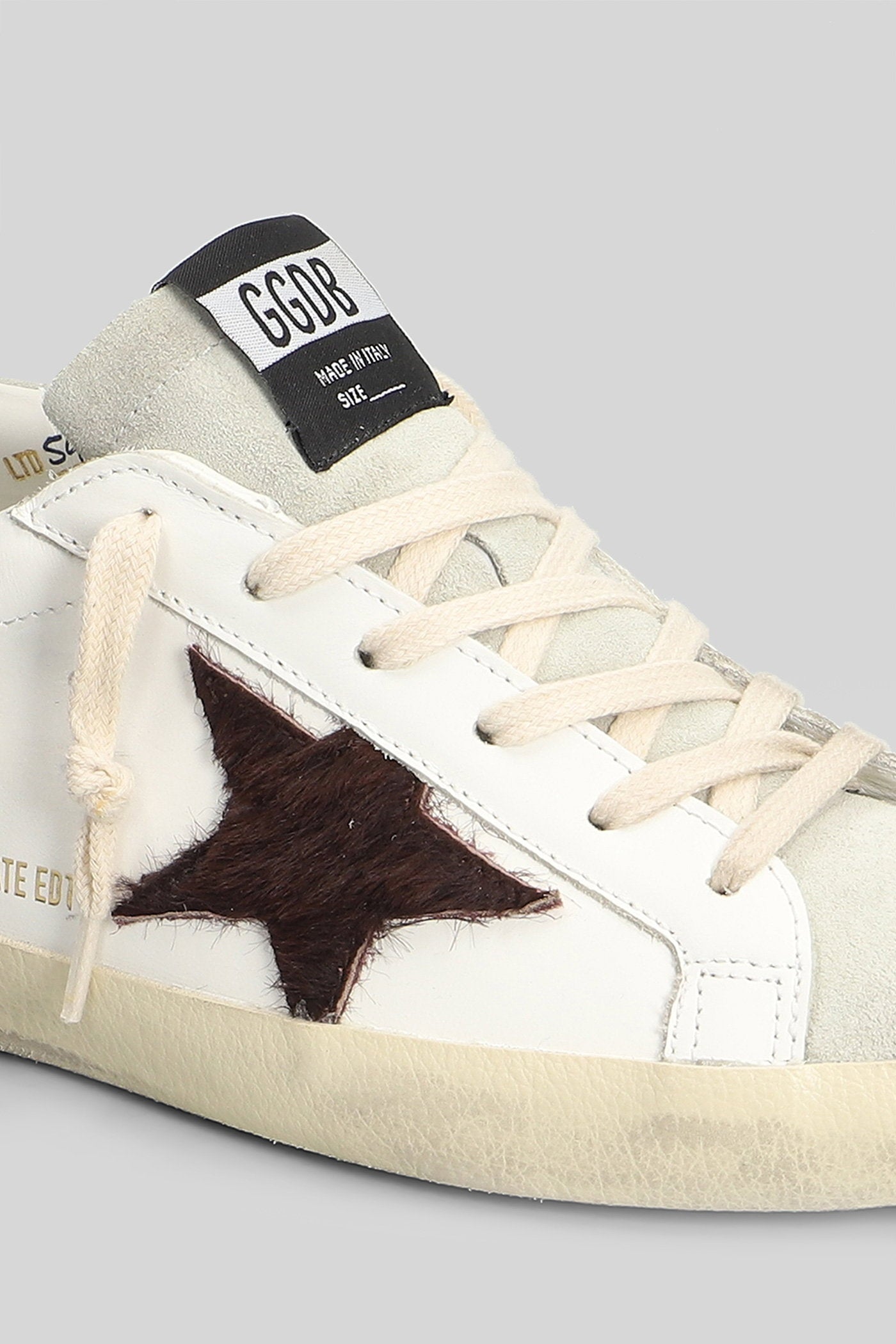 Superstar Sneakers in white suede and leather Scarpe