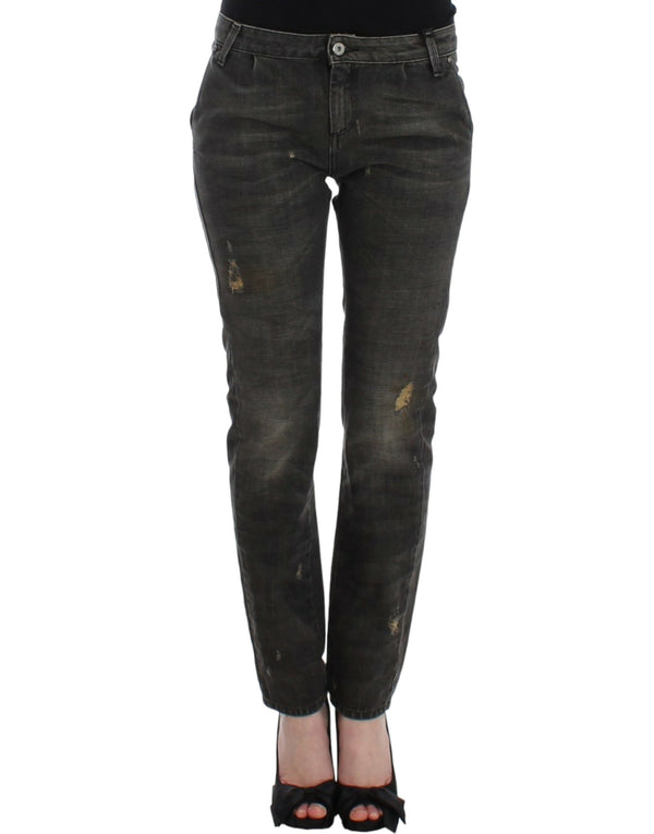 Costume National 100% cotton jeans in gray