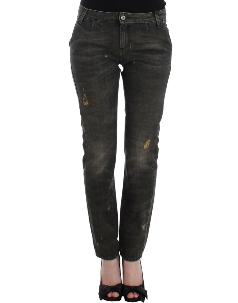Costume National 100% cotton jeans in gray