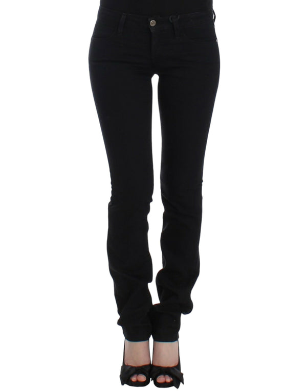 Costume National 65% cotton jeans in black