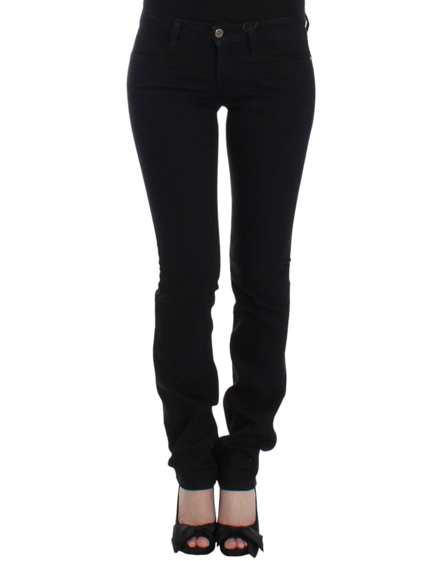 Costume National 65% cotton jeans in black