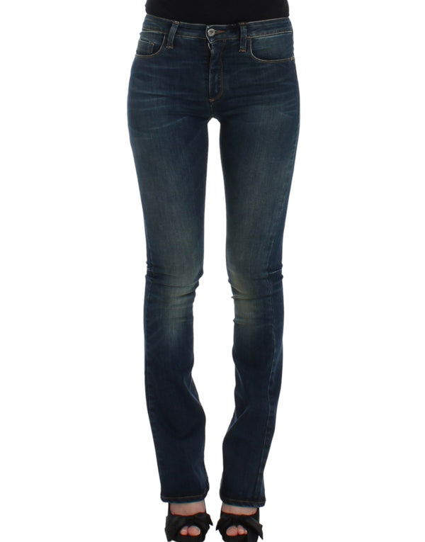Costume National 91% cotton jeans in blue