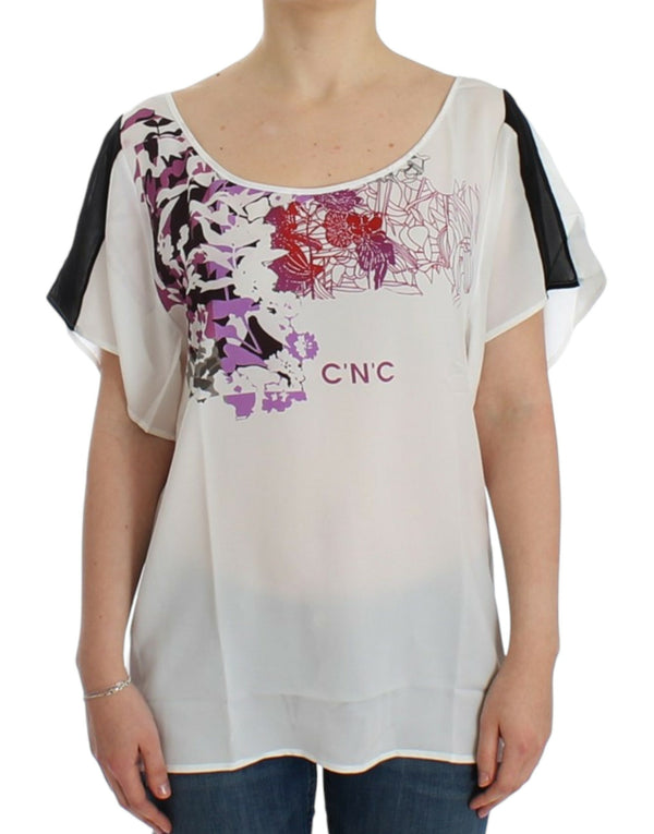 Costume National 100% Polyester blouse in white