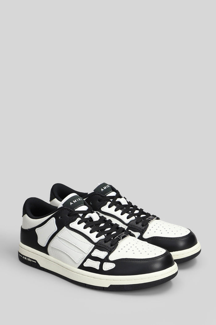 Skel top low Sneakers in white leather Scarpe