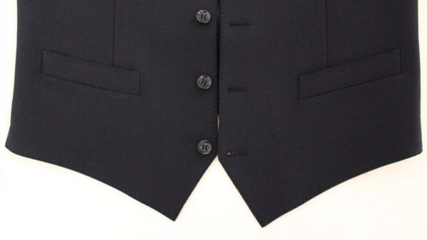 Dolce & Gabbana 100% Wool vest in navy