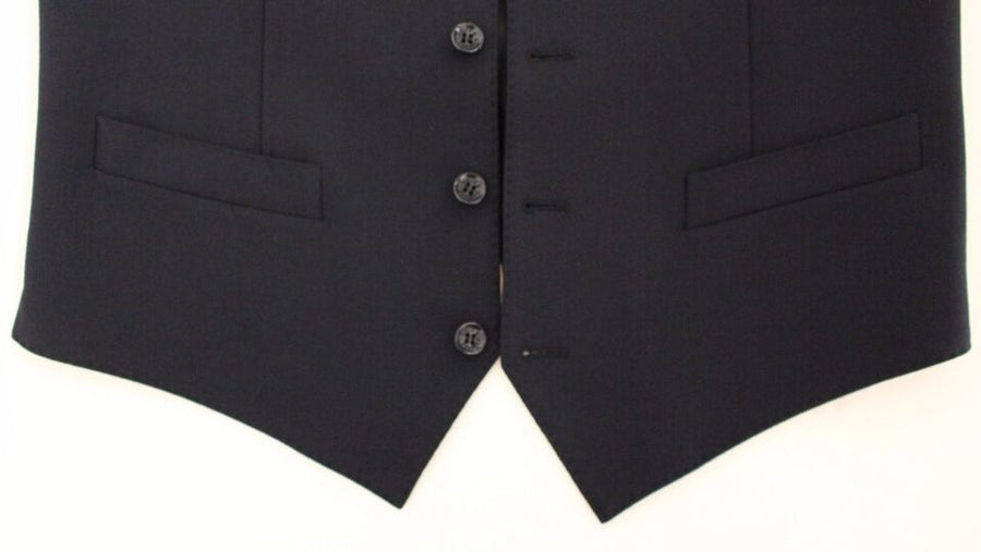 Dolce & Gabbana 100% Wool vest in navy