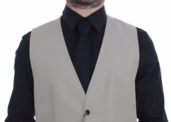 Dolce & Gabbana 82% Cotton vest in beige
