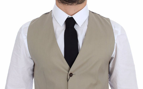 Dolce & Gabbana 100% Cotton vest in beige