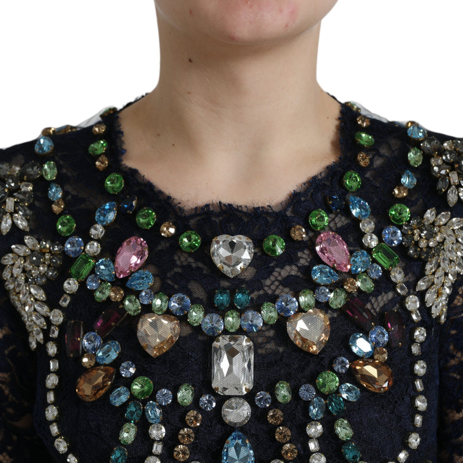 Dolce & Gabbana 88% Rayon 12% Nylon; Lining: 76% Silk 16% Cotton 4% Elastane 4% Nylon gown in black