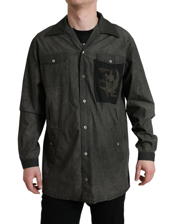 Dolce & Gabbana 100% Cotton shirt in gray