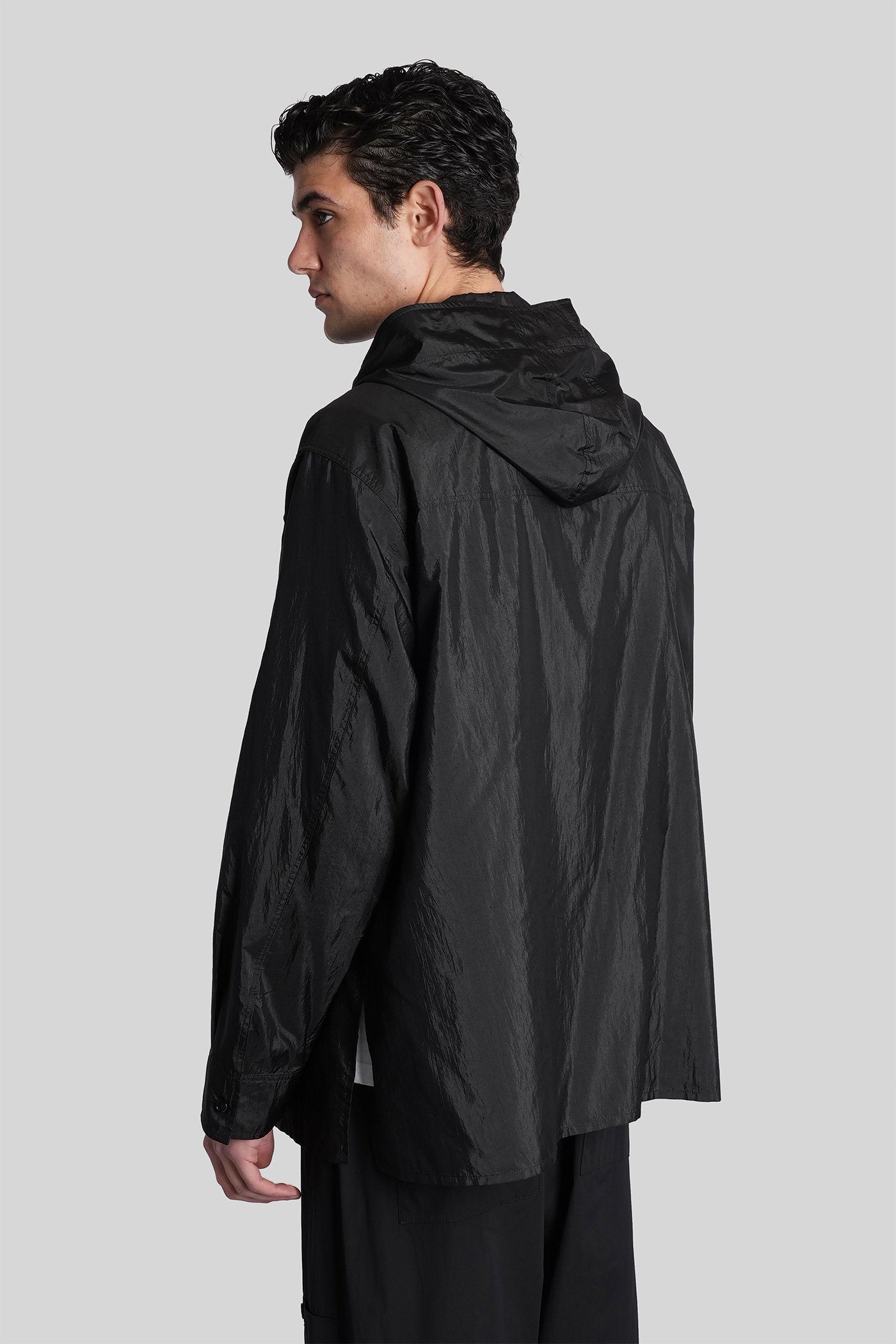 Shirt Black Polyamide Abbigliamento