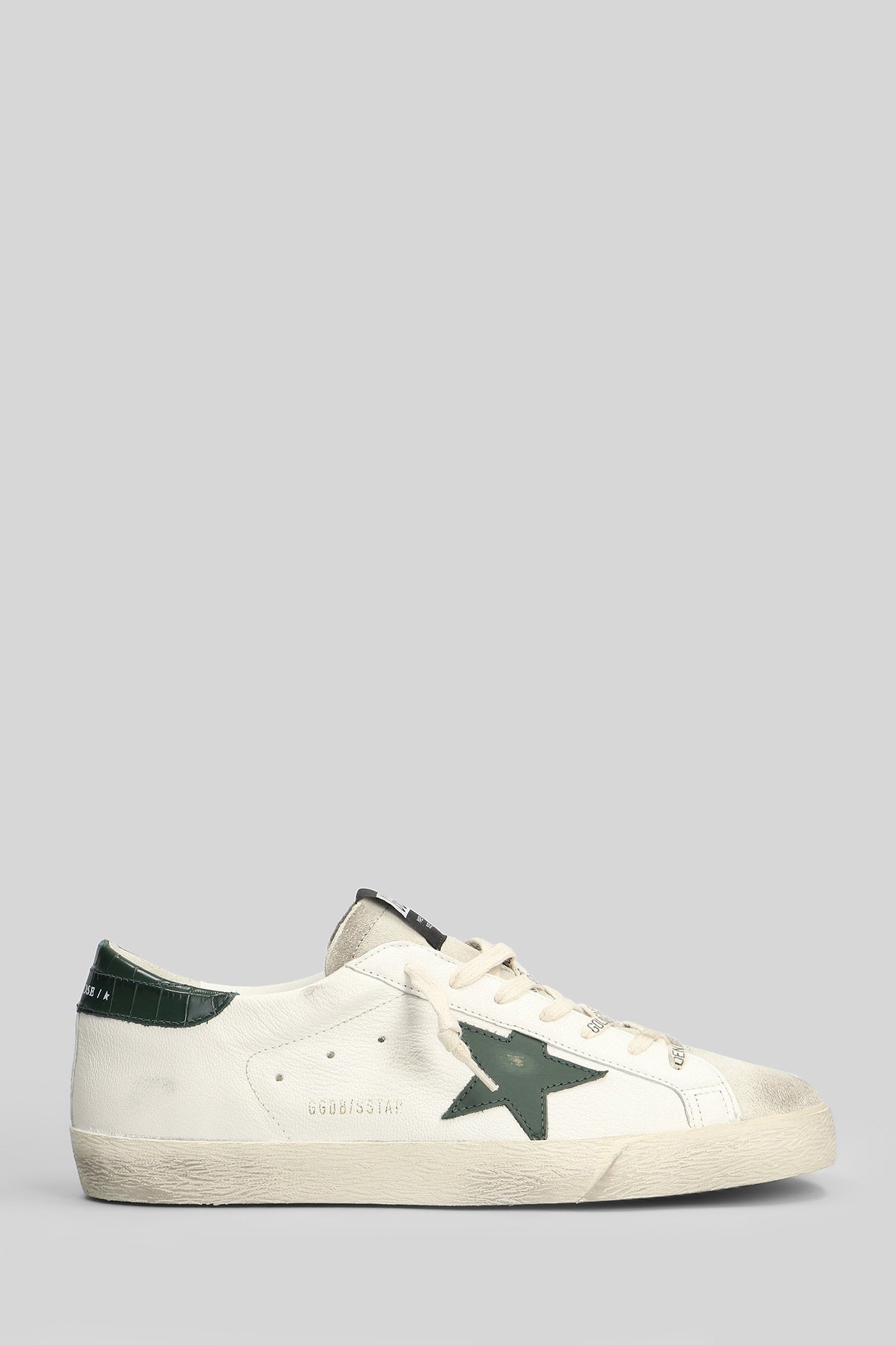 Superstar Sneakers in white suede and leather Scarpe