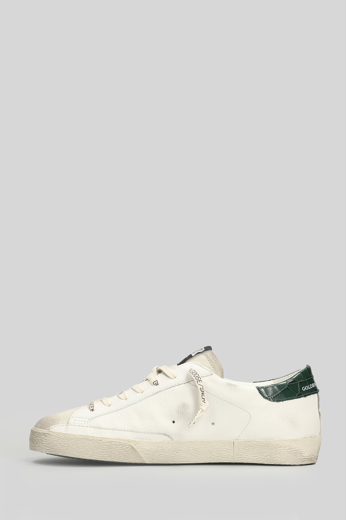 Superstar Sneakers in white suede and leather Scarpe