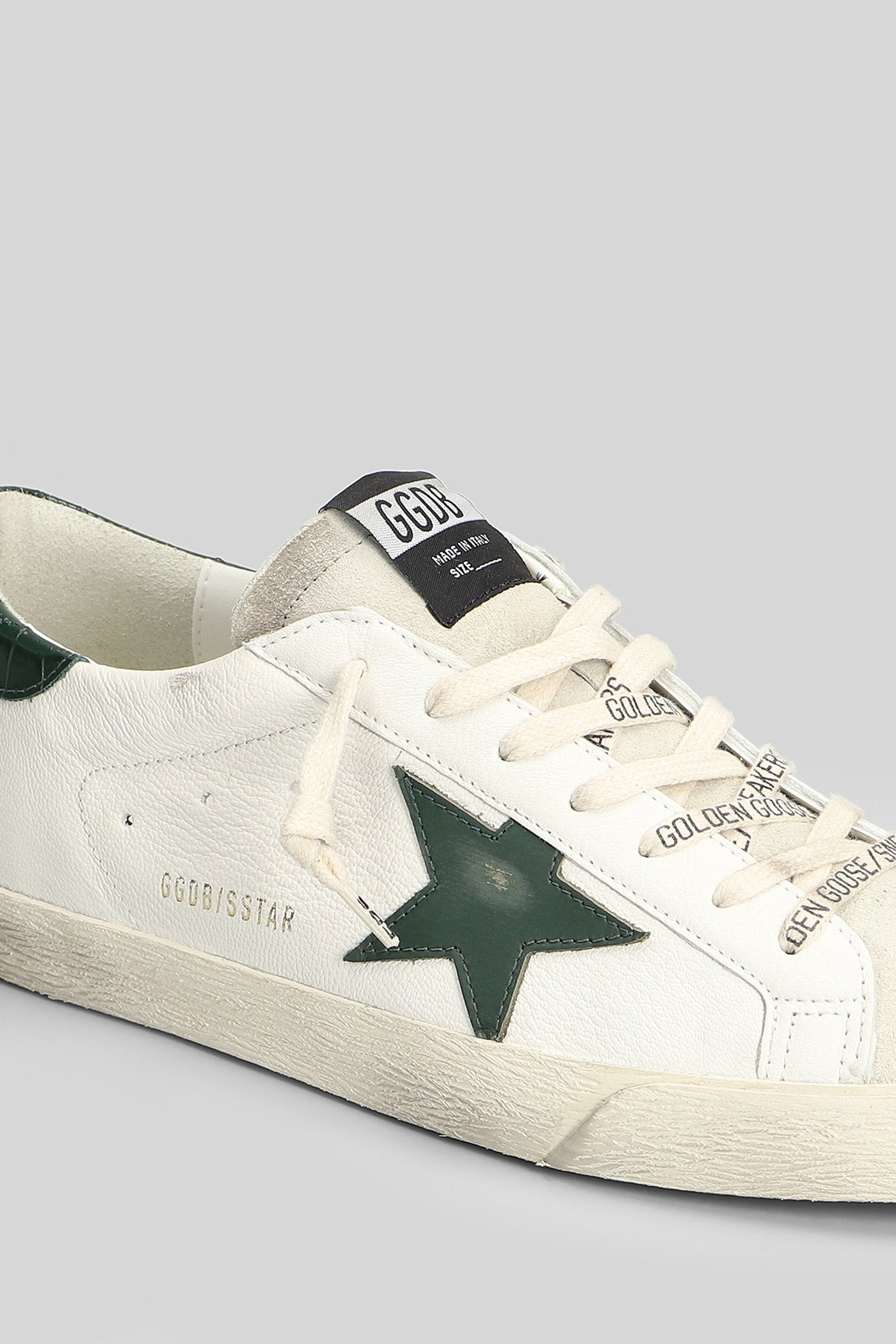 Superstar Sneakers in white suede and leather Scarpe