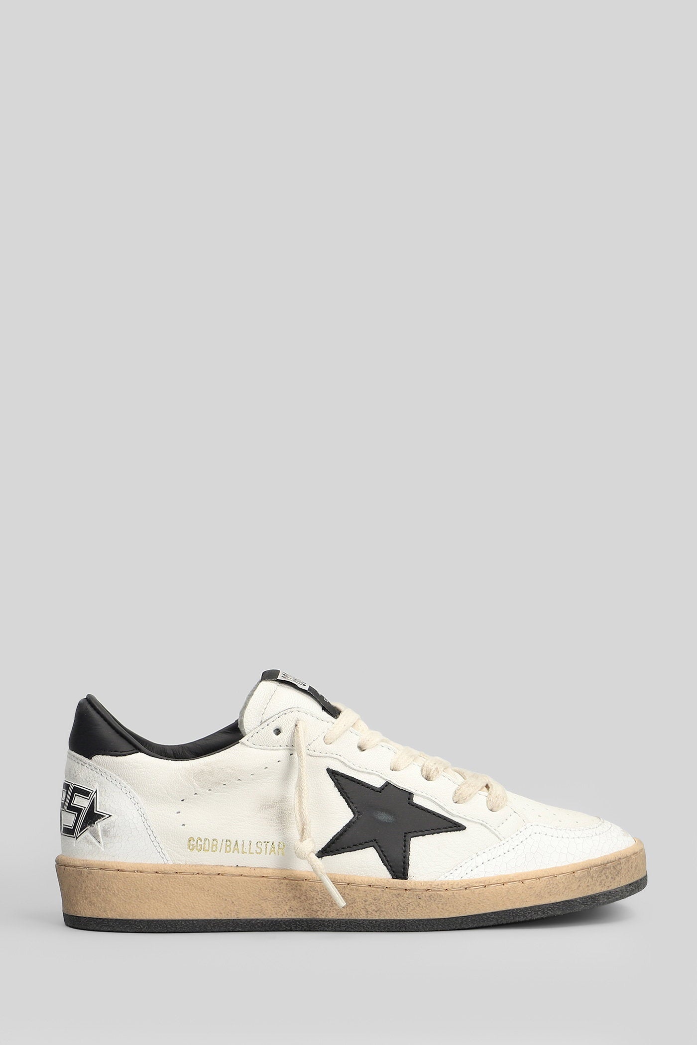 Ball Star Sneakers in white leather Scarpe