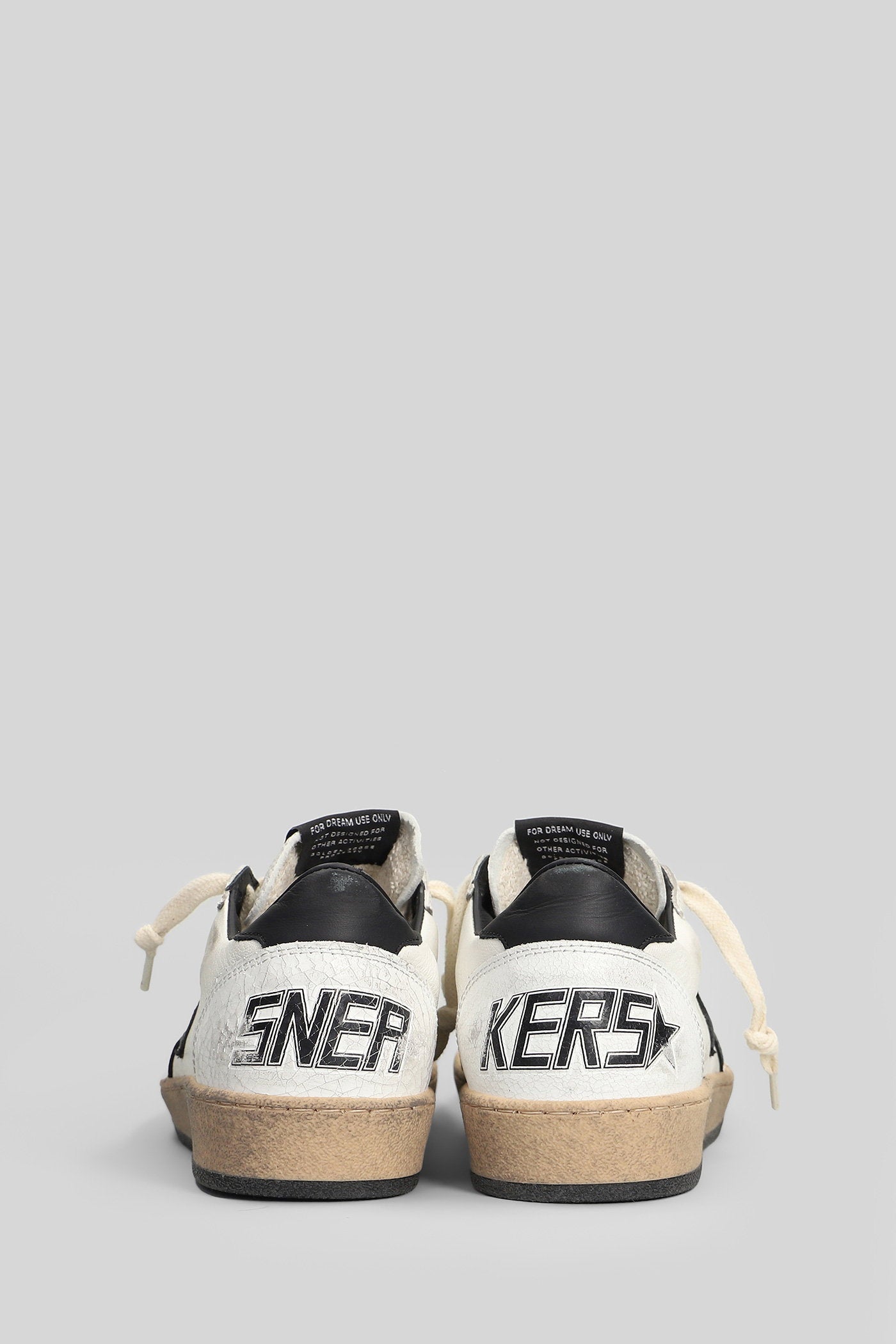 Ball Star Sneakers in white leather Scarpe