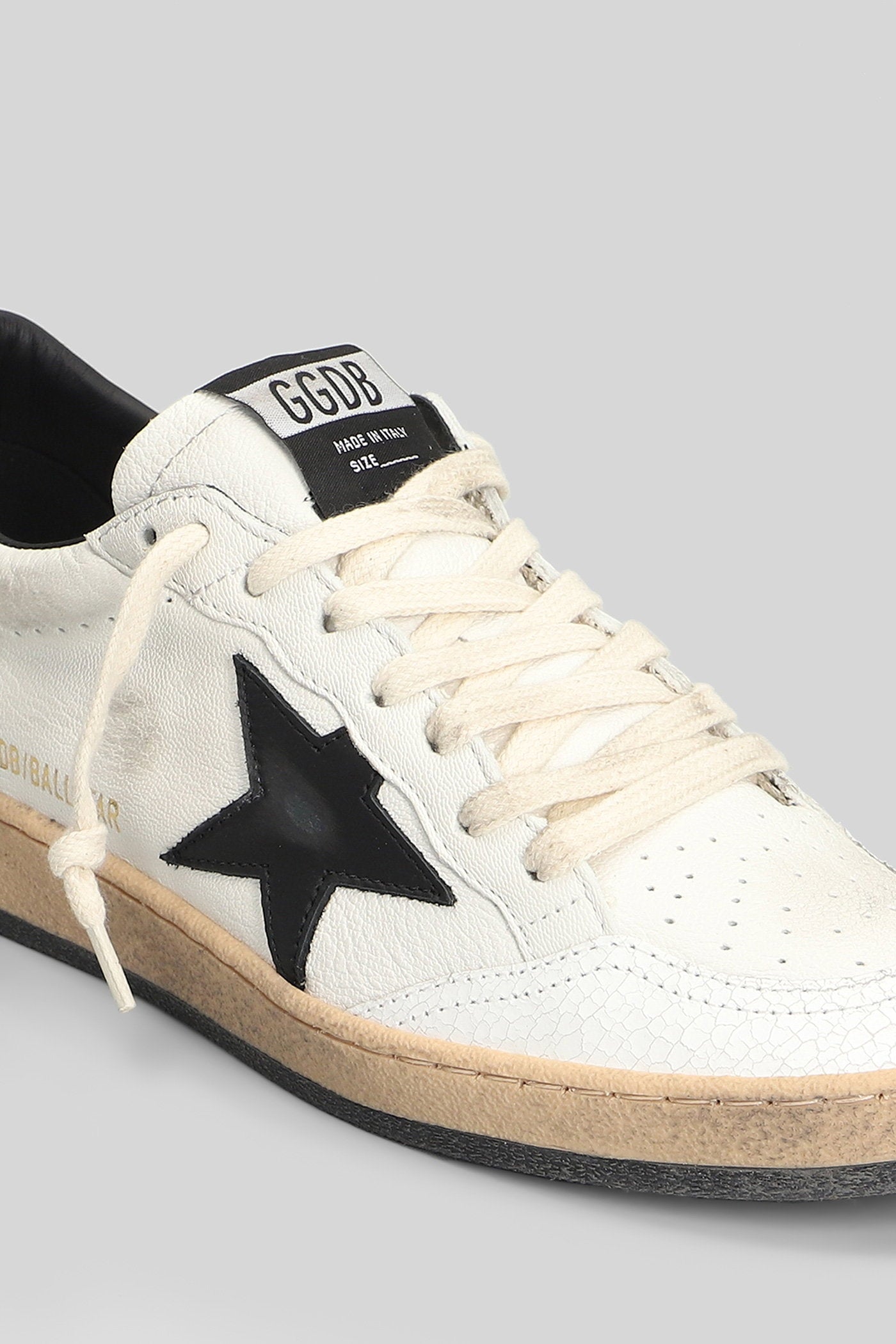 Ball Star Sneakers in white leather Scarpe