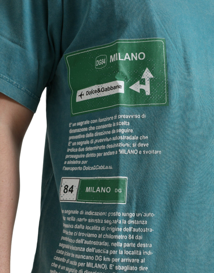 Dolce & Gabbana 100% Cotton t-shirt in blue