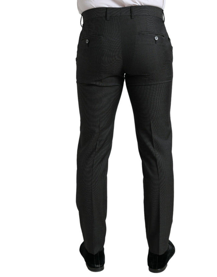 Dolce & Gabbana 52% Polyester trousers in gray — view 2