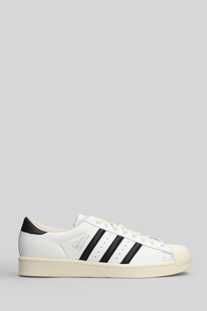 Superstar Vintage Sneakers in white leather Scarpe