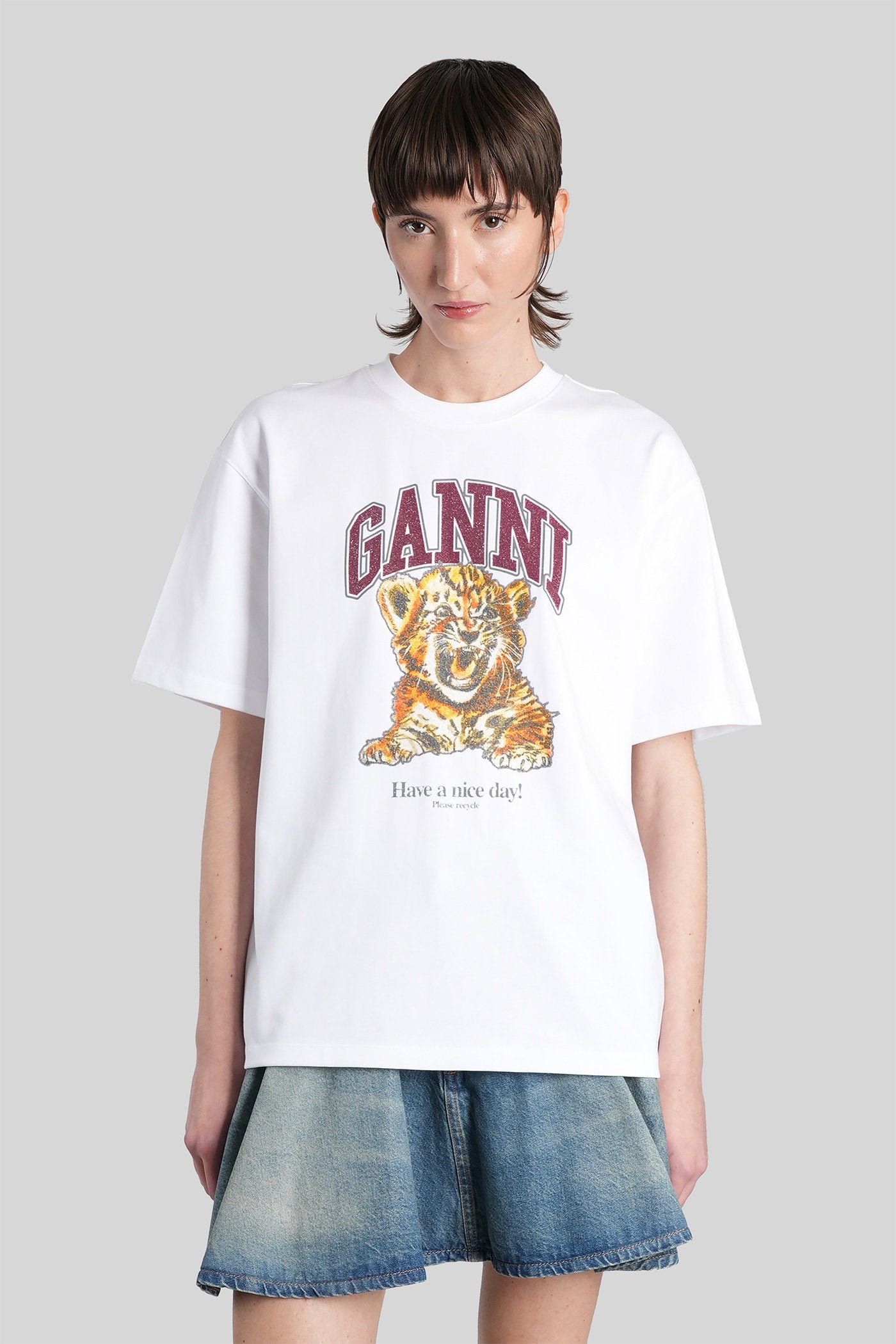 T-Shirt White Cotton Abbigliamento